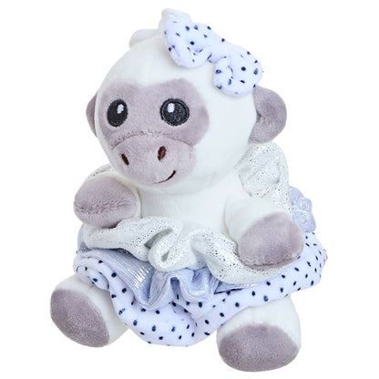 Keyclip Plush with Scrunchies - Adorable Companion with Backpack Clip