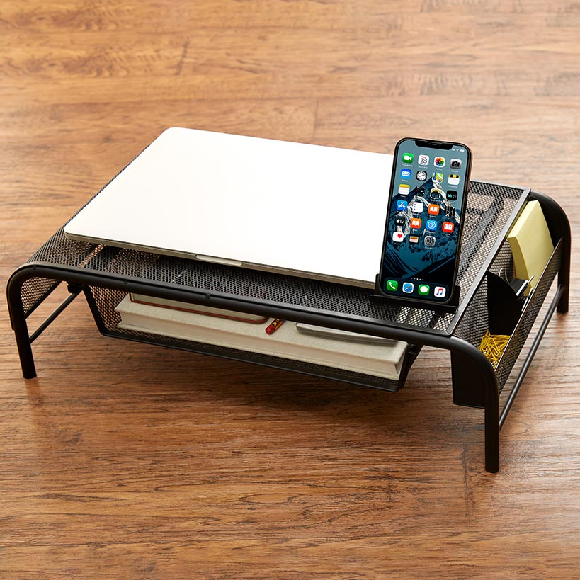 Laptop Stand with Sliding Drawer