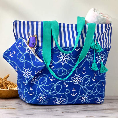 Beach Bag with Wet Pouch