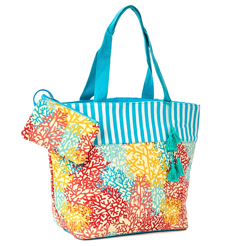 Beach Bag with Wet Pouch
