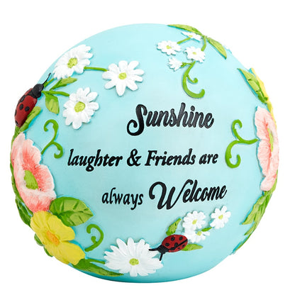 Lighted Ball Décor With Sentiment - Dream Big or Sunshine