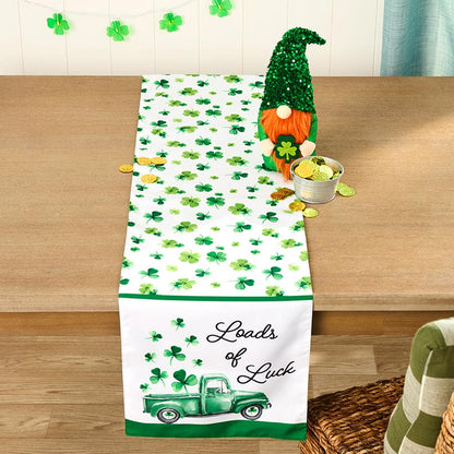 St Patrick's Day Loads of Luck Table Runner and Set of 4 Placemats