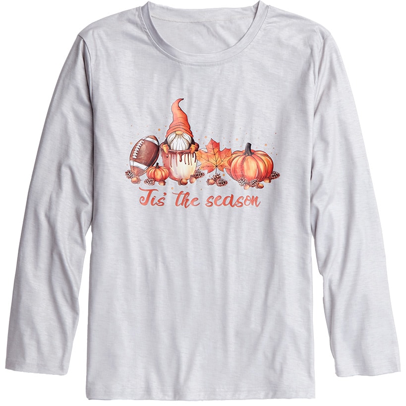Men's Fall Long Sleeve T Shirt#select-color_gray