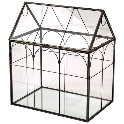 Glass And Metal Garden Terrarium