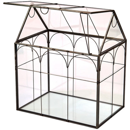Glass And Metal Garden Terrarium