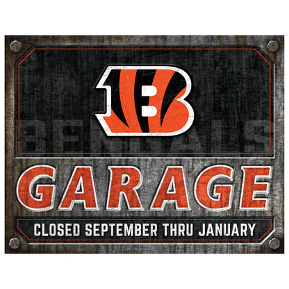 NFL Garage Metal Sign