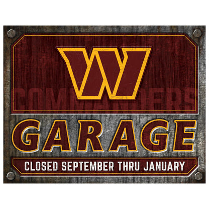 NFL Garage Metal Sign