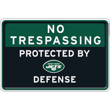 NFL No Trespassing Metal Sign