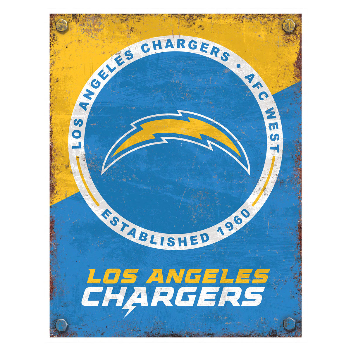 NFL Established Year Metal Sign