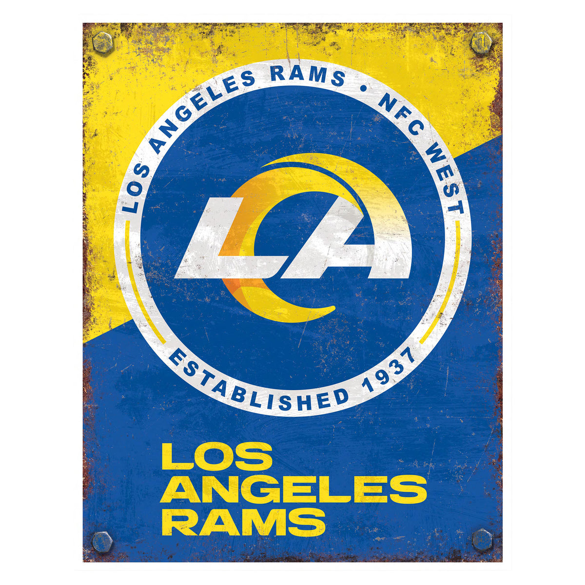 NFL Established Year Metal Sign