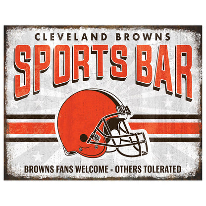 NFL Sports Bar Metal Sign