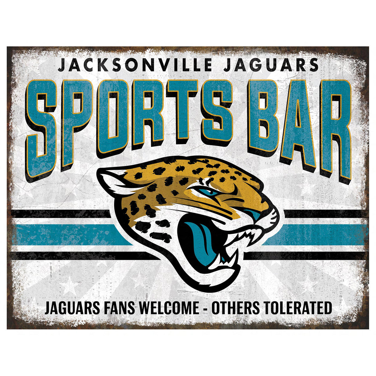 NFL Sports Bar Metal Sign