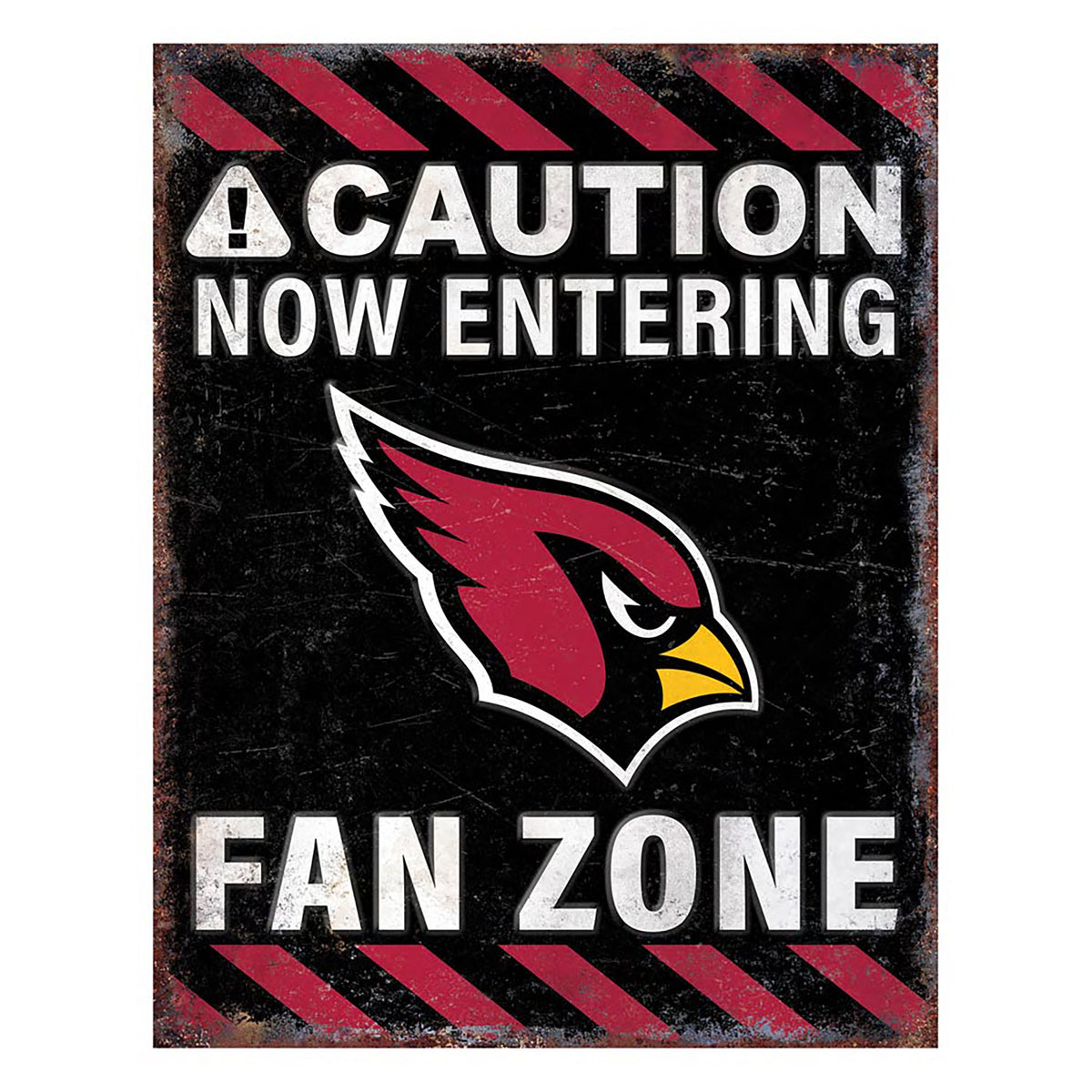 NFL Fan Zone Metal Sign