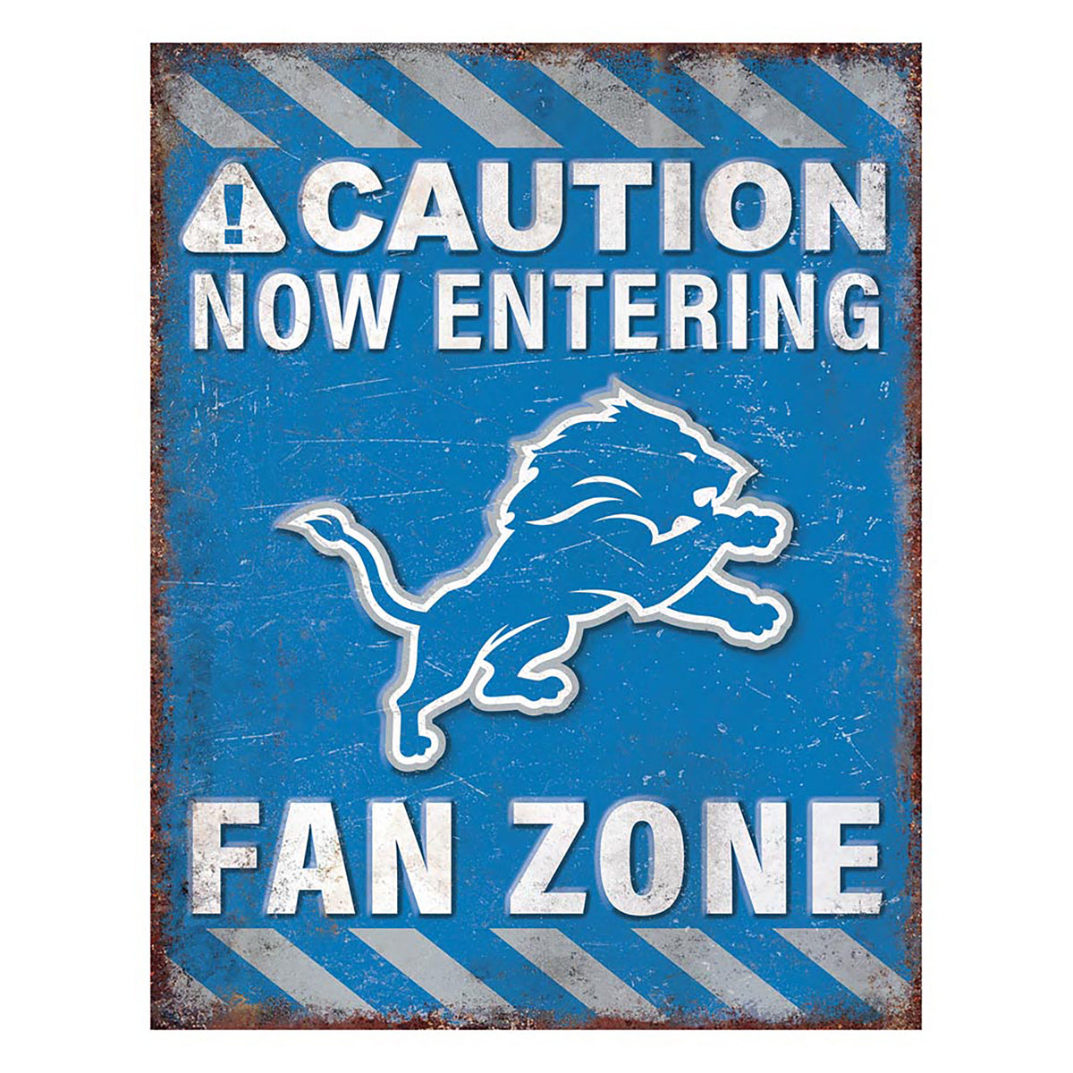 NFL Fan Zone Metal Sign