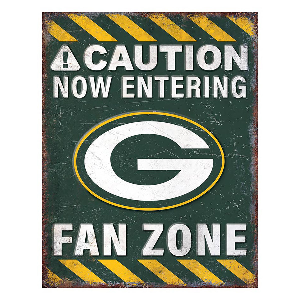 NFL Fan Zone Metal Sign
