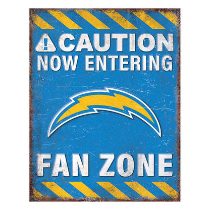 NFL Fan Zone Metal Sign