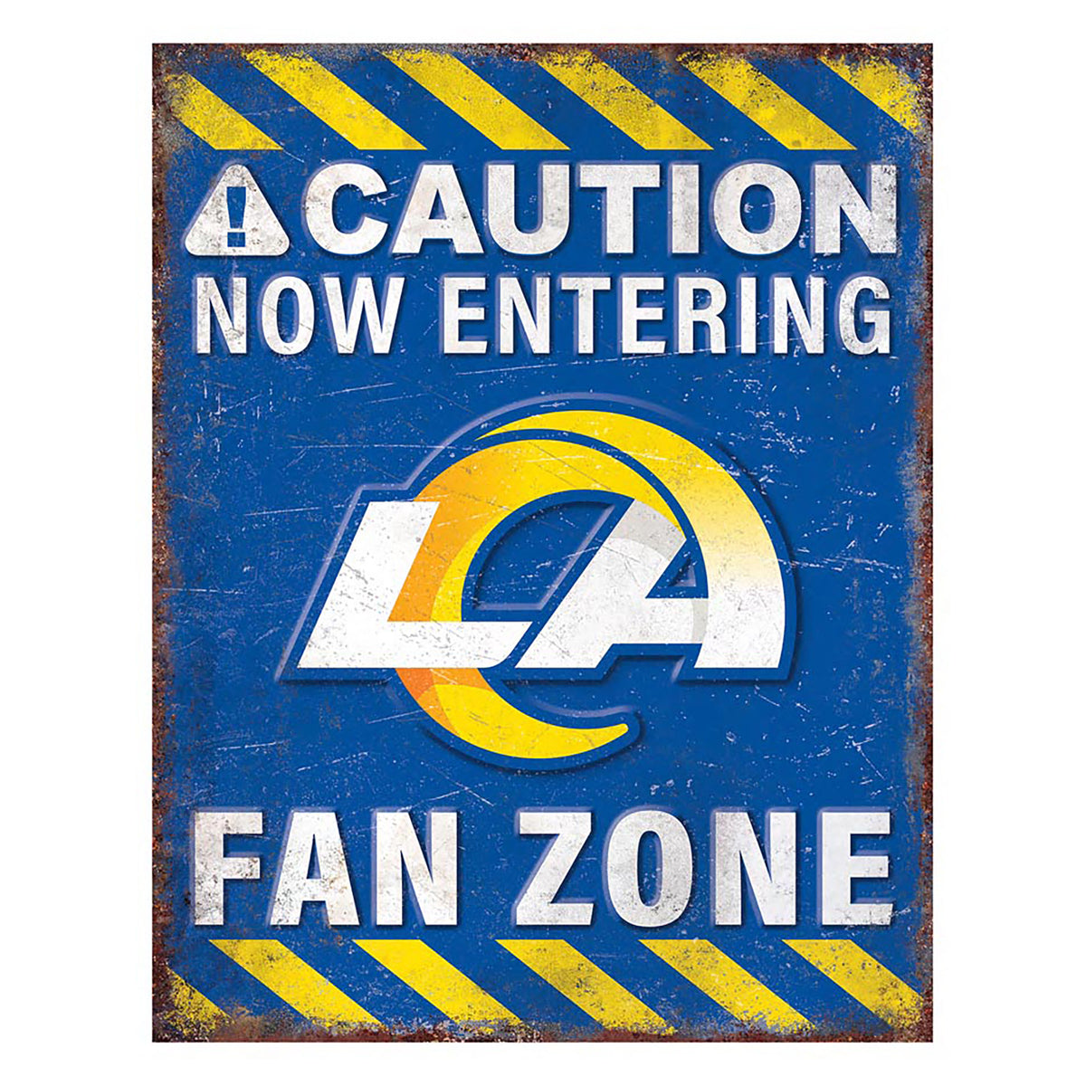 NFL Fan Zone Metal Sign