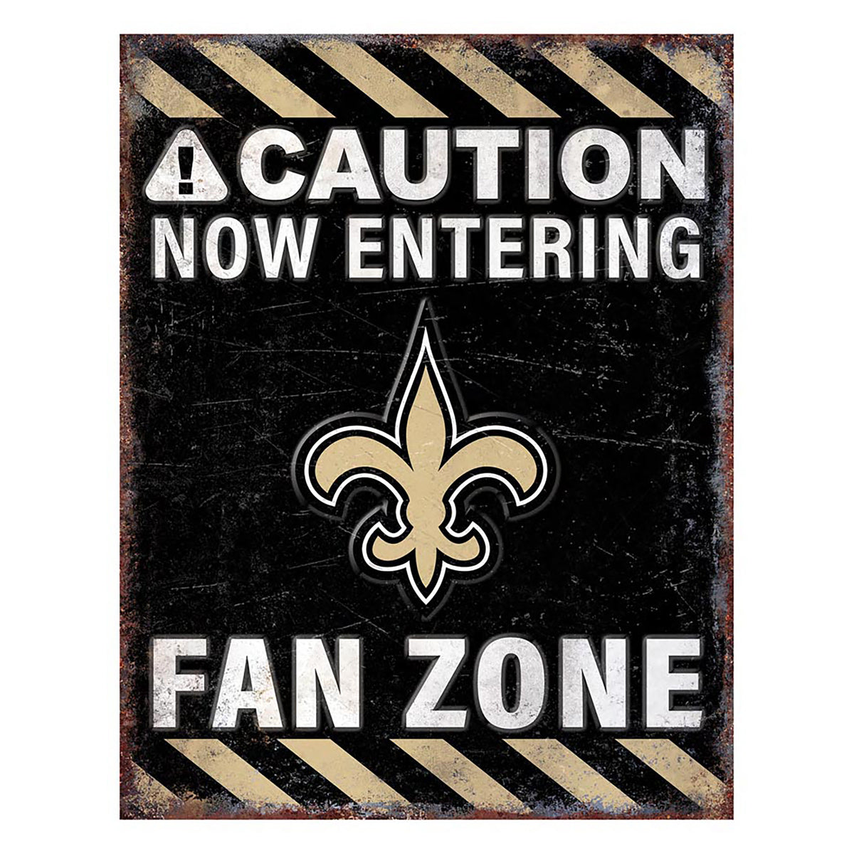 NFL Fan Zone Metal Sign