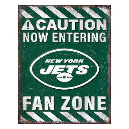 NFL Fan Zone Metal Sign