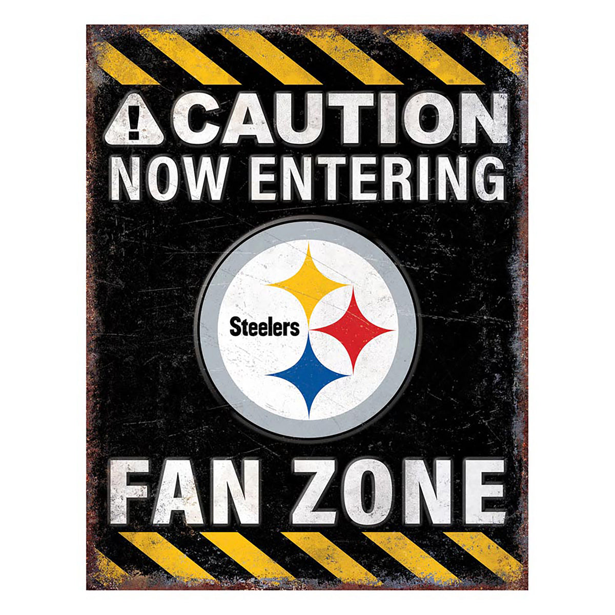 NFL Fan Zone Metal Sign