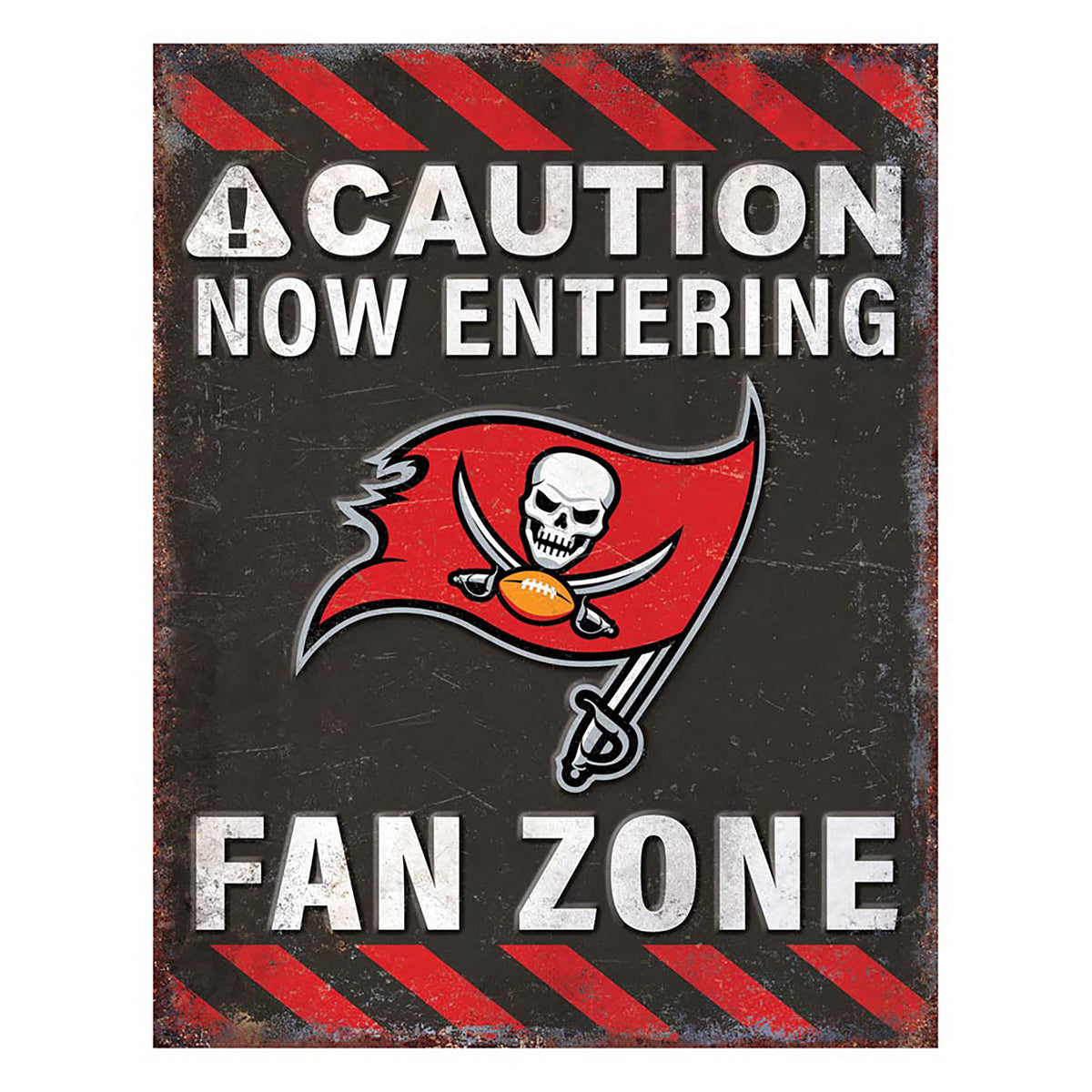 NFL Fan Zone Metal Sign