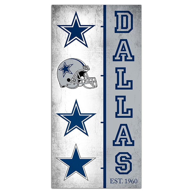 NFL Team Logo History Sign