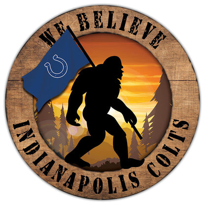 NFL We Believe Bigfoot Sign
