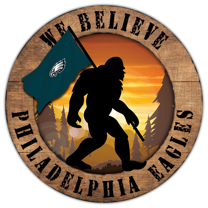 NFL We Believe Bigfoot Sign