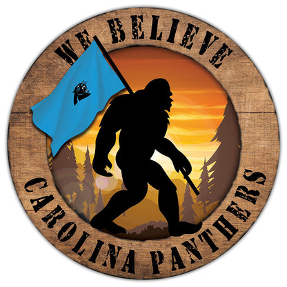NFL We Believe Bigfoot Sign