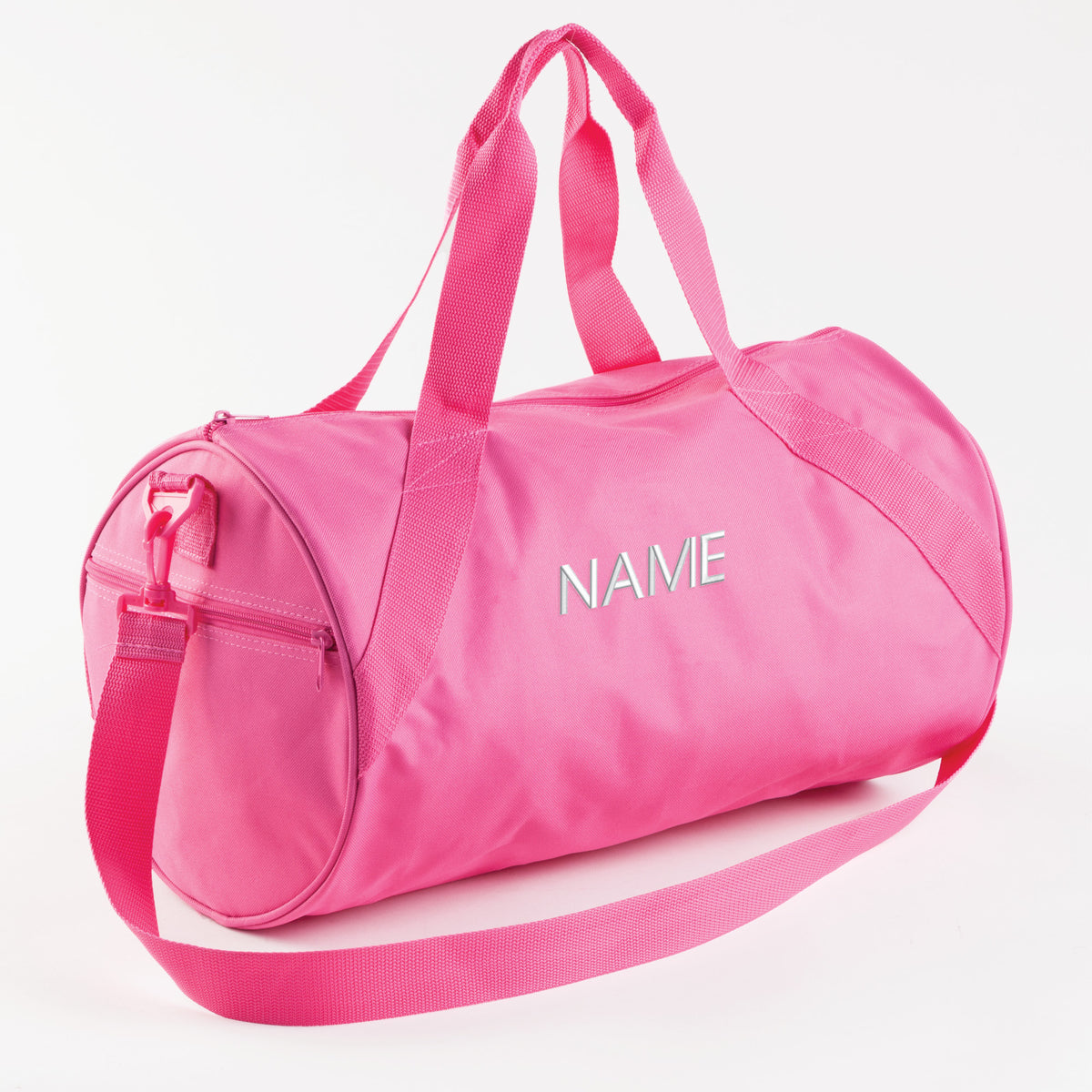 Personalized Travel Bag with White Block Name