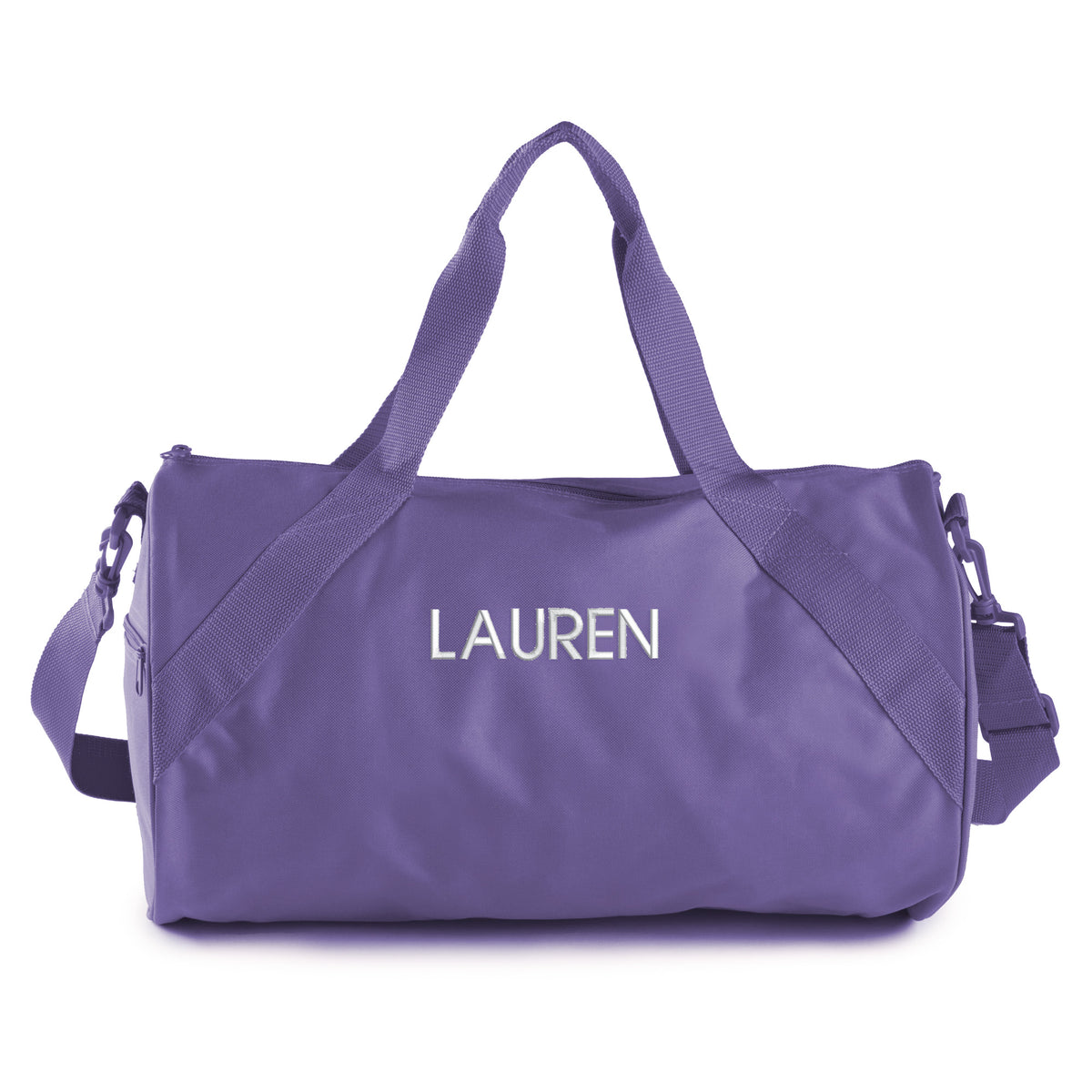 Personalized Travel Bag with White Block Name