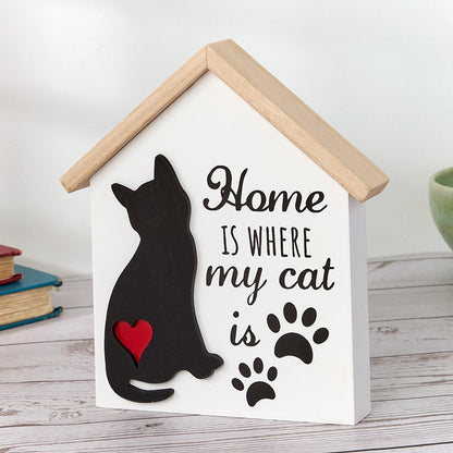 Cat and Dog Lover Wall Decor With Sentiment Or Frame