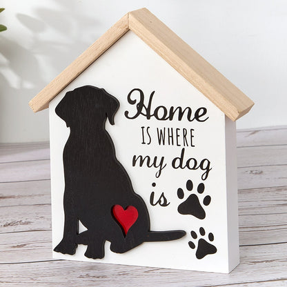 Cat and Dog Lover Wall Decor With Sentiment Or Frame