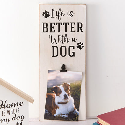 Cat and Dog Lover Wall Decor With Sentiment Or Frame