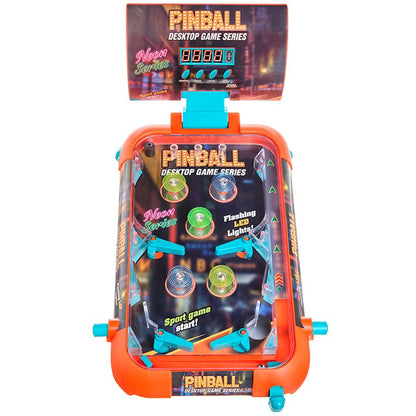 Pinball Table with Light and Sound-Arcade Action with Dual Flipper Controls