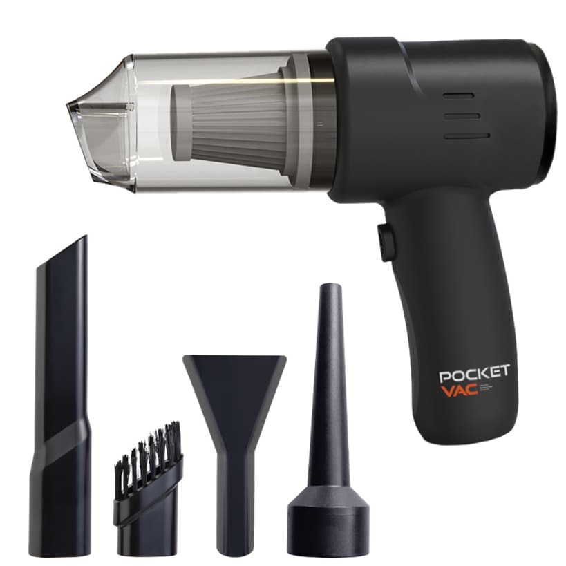 Pocket Vac™ Cordless Portable Handheld Vacuum
