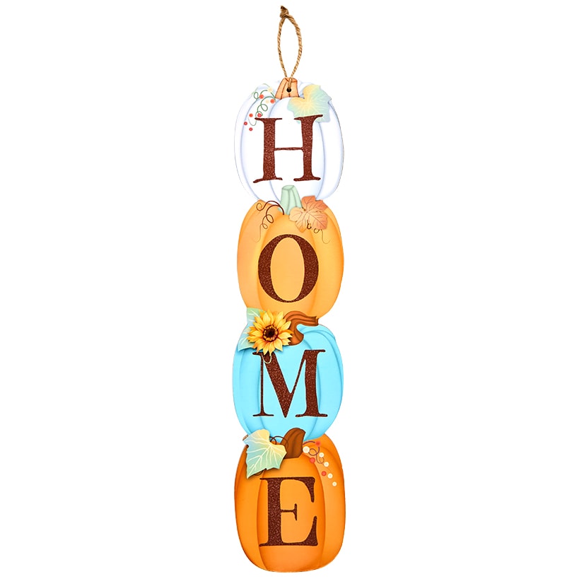 Fall Pumpkin Home Sentiment Wall Decor