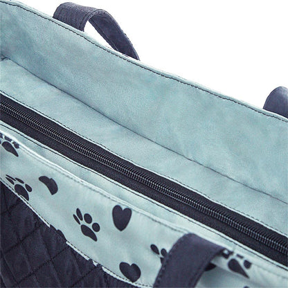 Quilted Tote Dog or Paw Print
