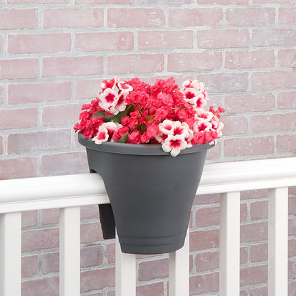 Planter for Rail Terracotta Gray or Green
