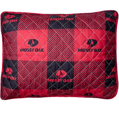 Mossy Oak Red Buffalo Logo Sham or Pillow