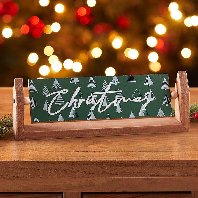 Spinning Double-Sided Signs