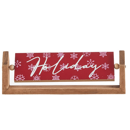 Spinning Double-Sided Signs