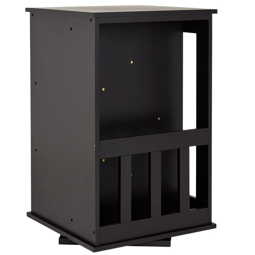 Stylish and Practical Rotating End Table#select-color_black