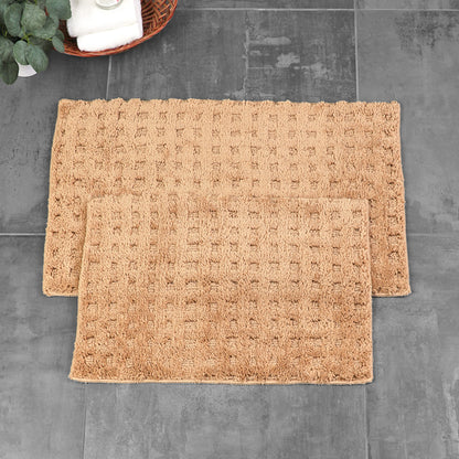 Homewear Soft Sensations Waffle Bath Set with Non-Skid Backing, 2-Pc.