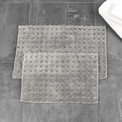 Homewear Soft Sensations Waffle Bath Set with Non-Skid Backing, 2-Pc.