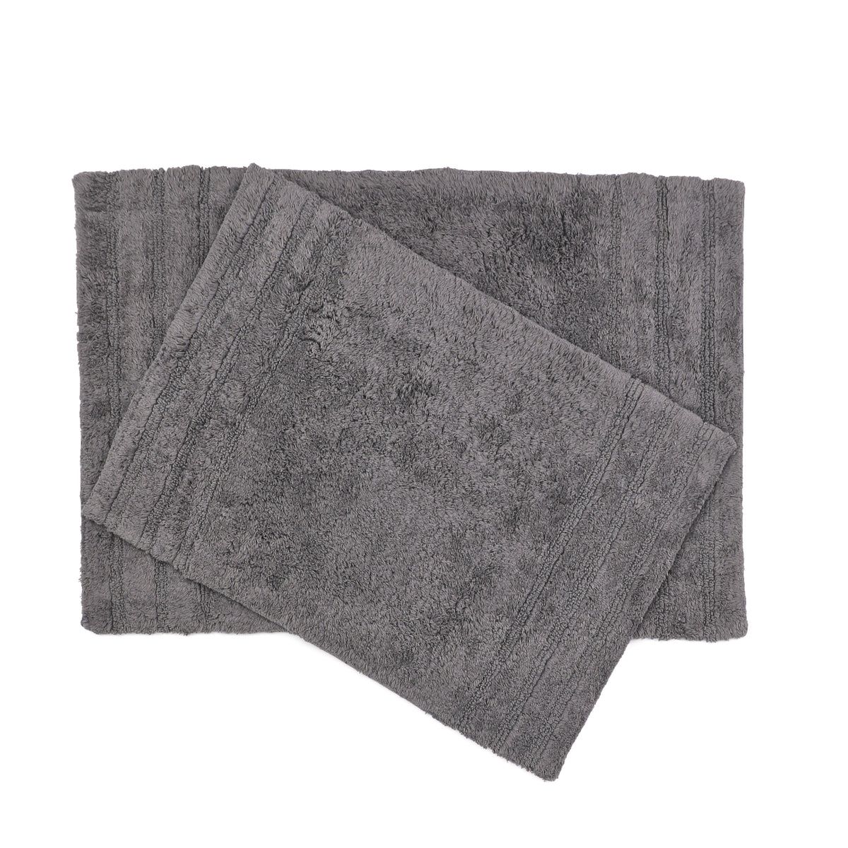 Homewear Sanibel End Border Cotton Bath Rug Set 2-Pc.
