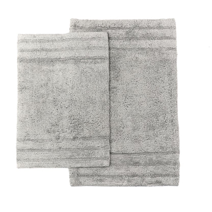 Homewear Sanibel End Border Cotton Bath Rug Set 2-Pc.