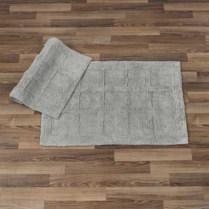Homewear Sanibel Windowpane Bath Rug Set, 2-Pc.