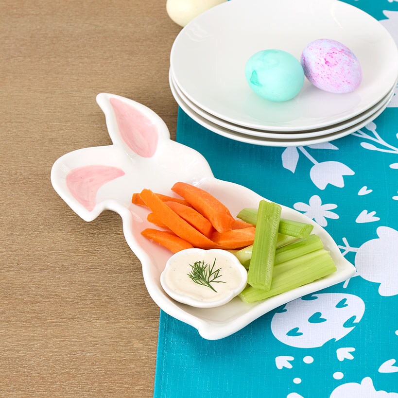 Easter Bunny Tableware, Ceramic Serving Pieces or Table Runner#select-item_serving-platter