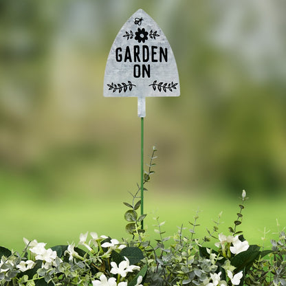 Humorous Shovel Garden Stakes - Set of 3